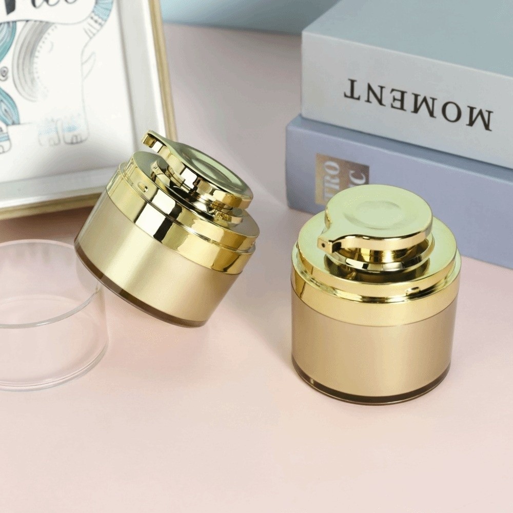 Luxury Skincare Packaging - ขวดสุญญากาศแบบพกพาขนาด 30 กรัม กระปุกเก็บโลชั่นขนาด 50 กรัม