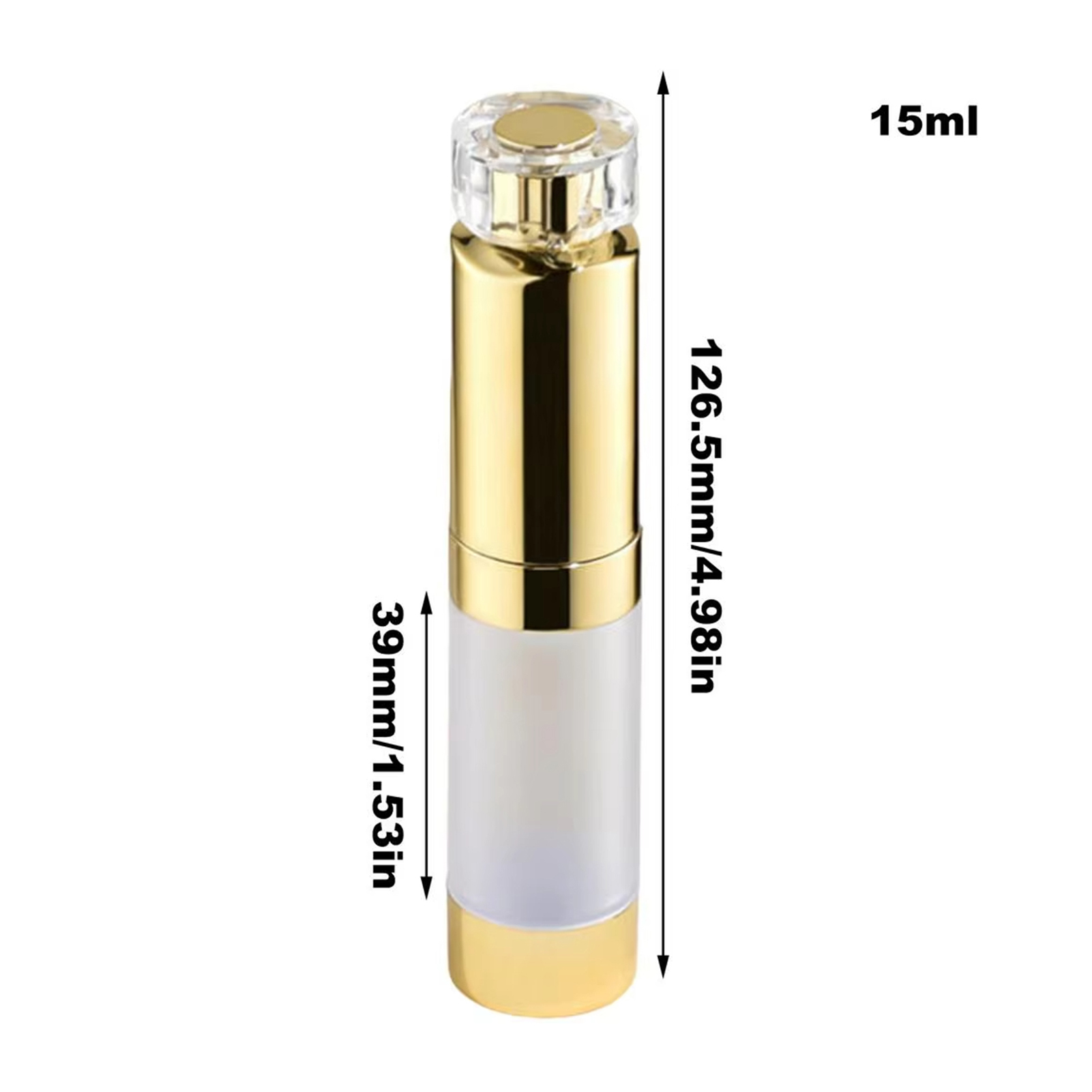 ขวดปั๊มสุญญากาศขนาด 15/20 มล.  - Luxury Skincare Packaging บทวิจารณ์และราคา