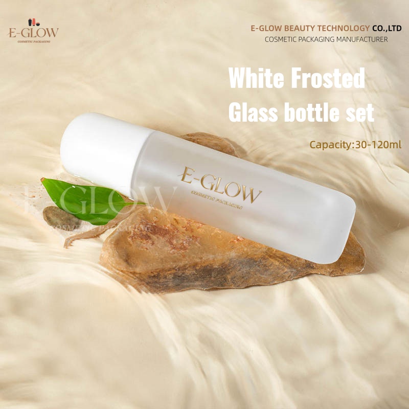 【โลโก้แบบกำหนดเอง】ขวดแก้วใสเนื - Luxury Skincare Packaging บทวิจารณ์และราคา