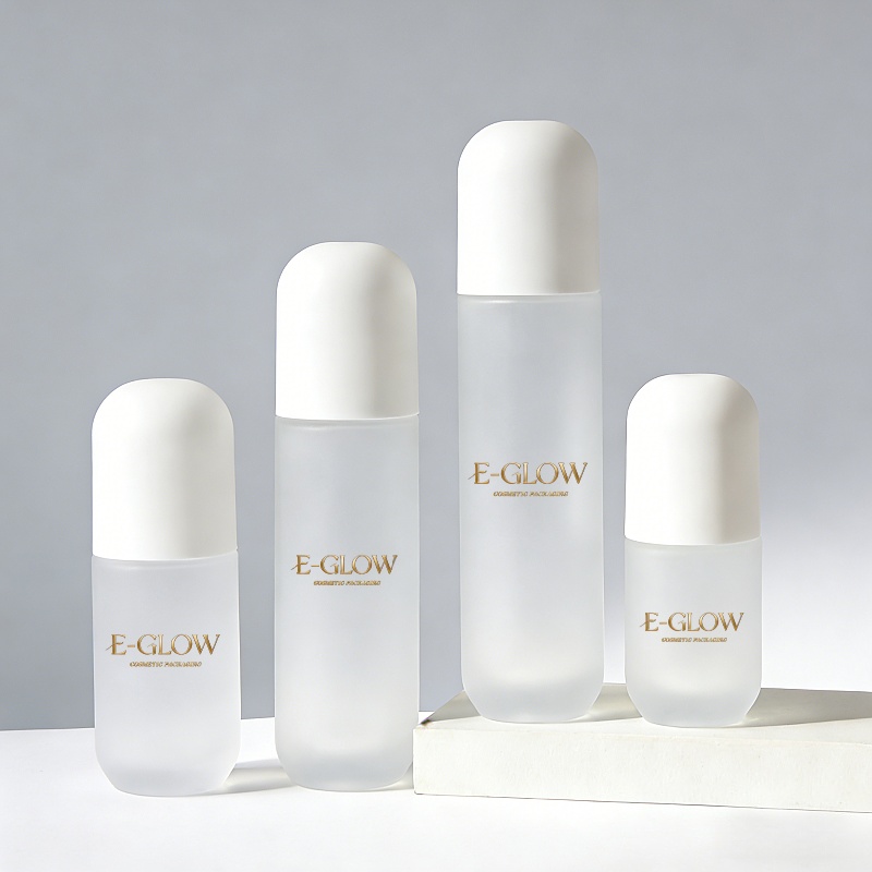 【โลโก้แบบกำหนดเอง】ขวดแก้วใสเนื - Luxury Skincare Packaging บทวิจารณ์และราคา