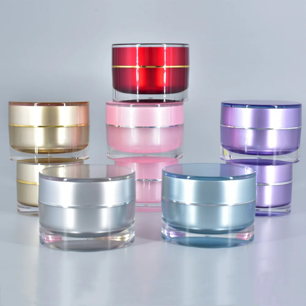 1ชิ้นขวดกลมอะคริลิค10g15g20gPS - Luxury Skincare Packaging บทวิจารณ์และราคา