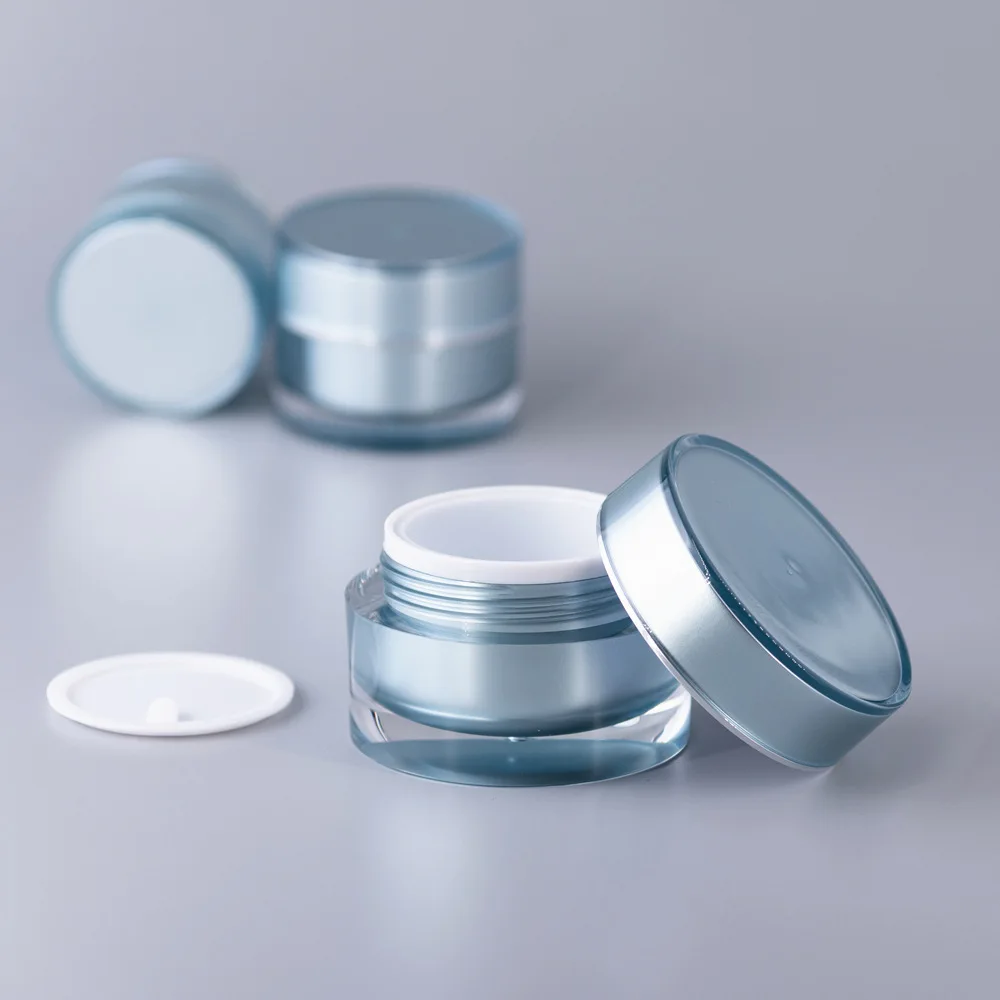 1ชิ้นขวดกลมอะคริลิค10g15g20gPS - Luxury Skincare Packaging บทวิจารณ์และราคา