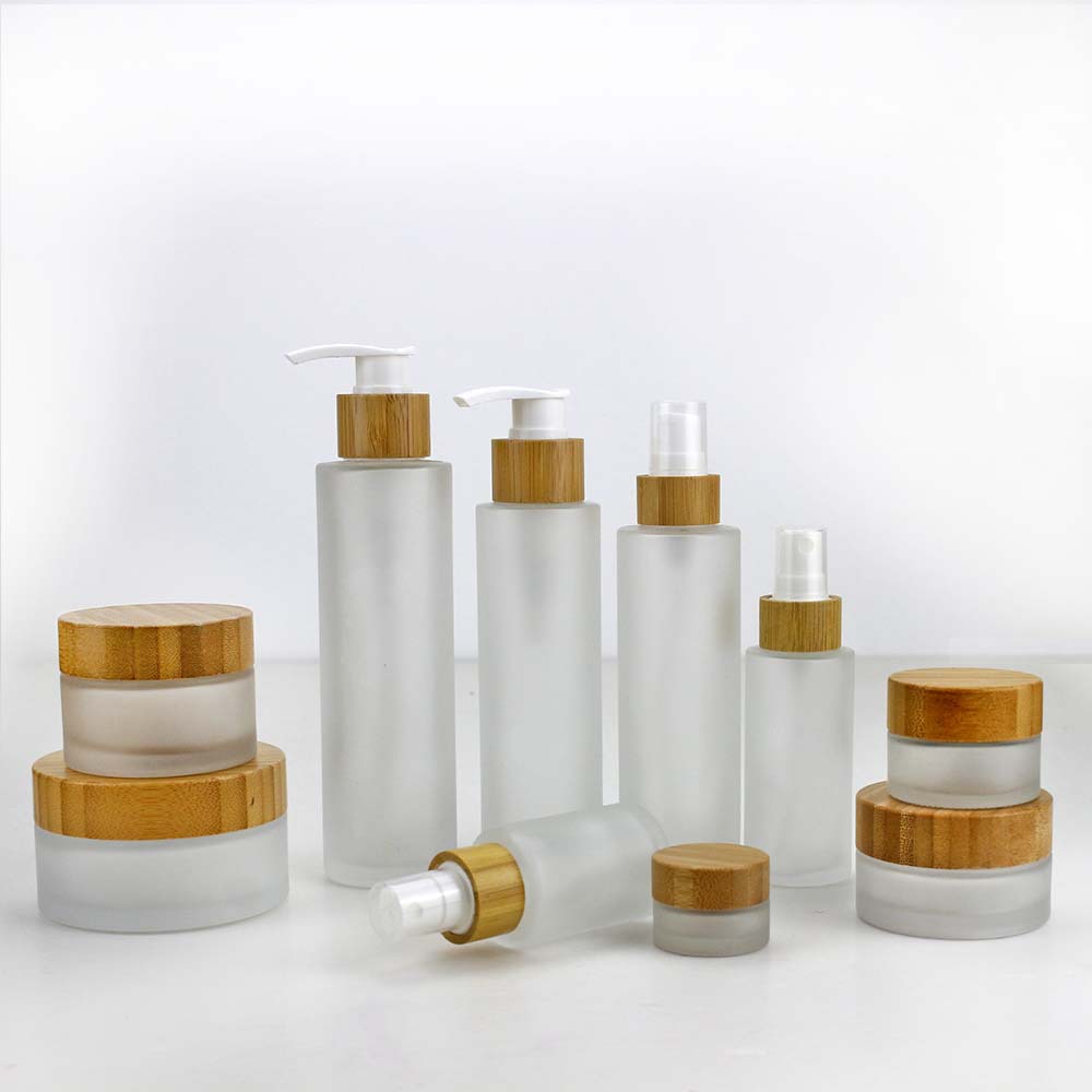 ไม้ไผ่ธรรมชาติขวดน้ําหอม Frost - Luxury Skincare Packaging บทวิจารณ์และราคา