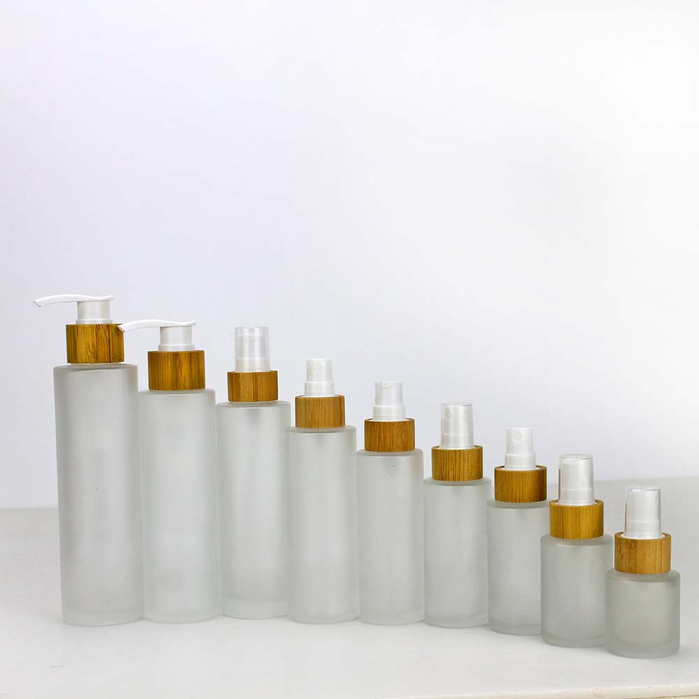 ไม้ไผ่ธรรมชาติขวดน้ําหอม Frost - Luxury Skincare Packaging บทวิจารณ์และราคา